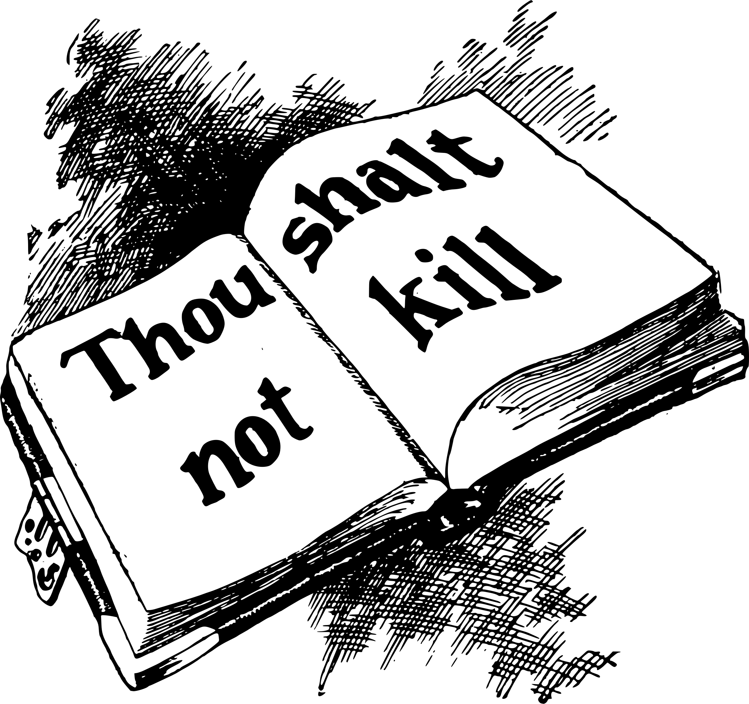 This Free Icons Png Design Of Thou Shalt Not Kill (2400x2256), Png Download