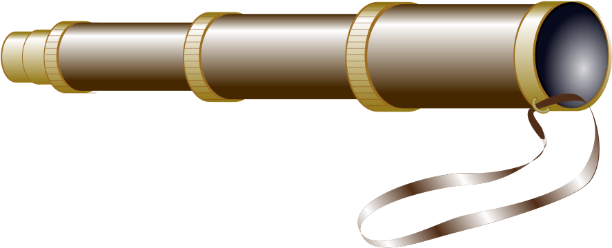 Spyglass 2 - Spyglass Cartoon (900x360), Png Download