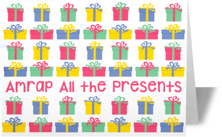 Amrap The Presents Card - Gift (480x384), Png Download