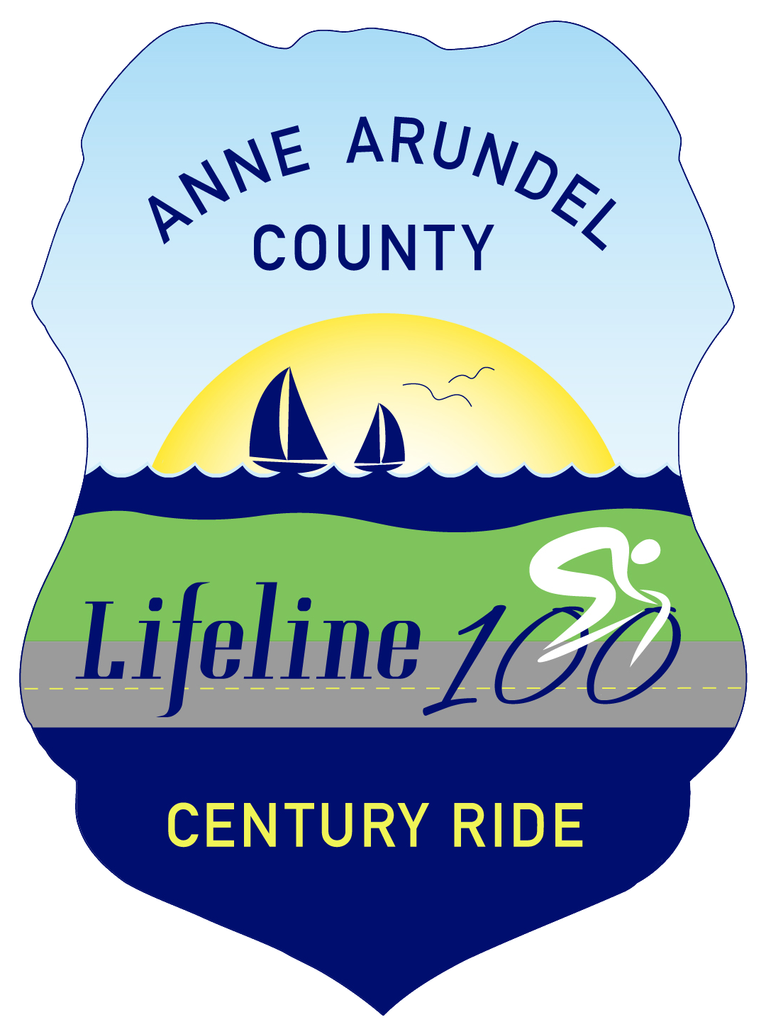 2019 Anne Arundel County Lifeline 100 Century Ride (1179x1558), Png Download