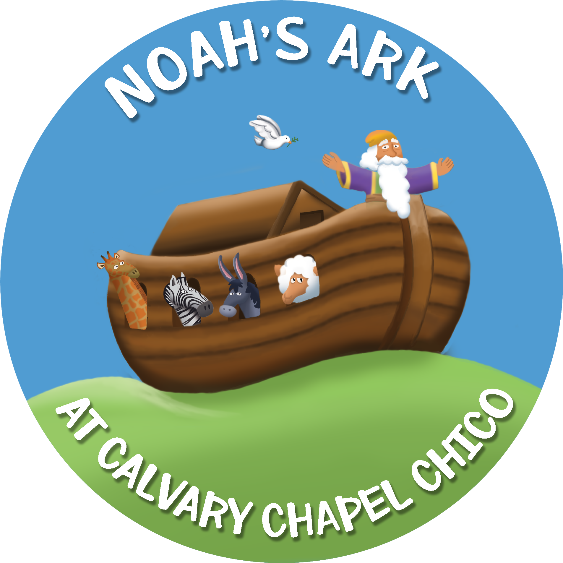 Noah's Ark Giving - Calvary Chapel Chico (2000x2000), Png Download