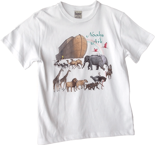 Two By Two Noah's Ark T-shirt - Baby Noah's Ark Shirt (650x650), Png Download