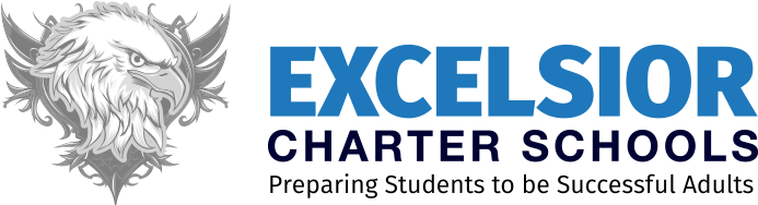 Excelsior Charter School Logo (760x307), Png Download