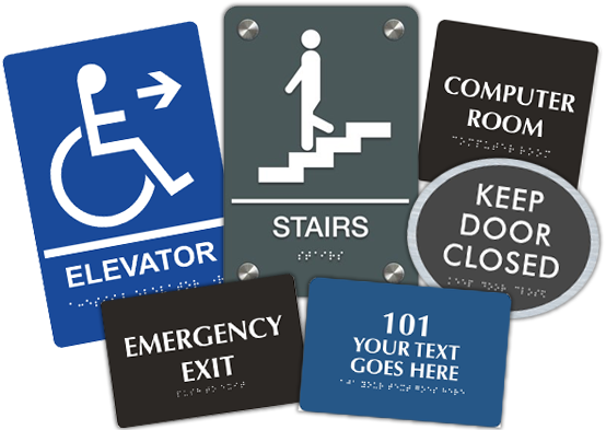 Ada/braille Signage Product Photo - Product (568x400), Png Download
