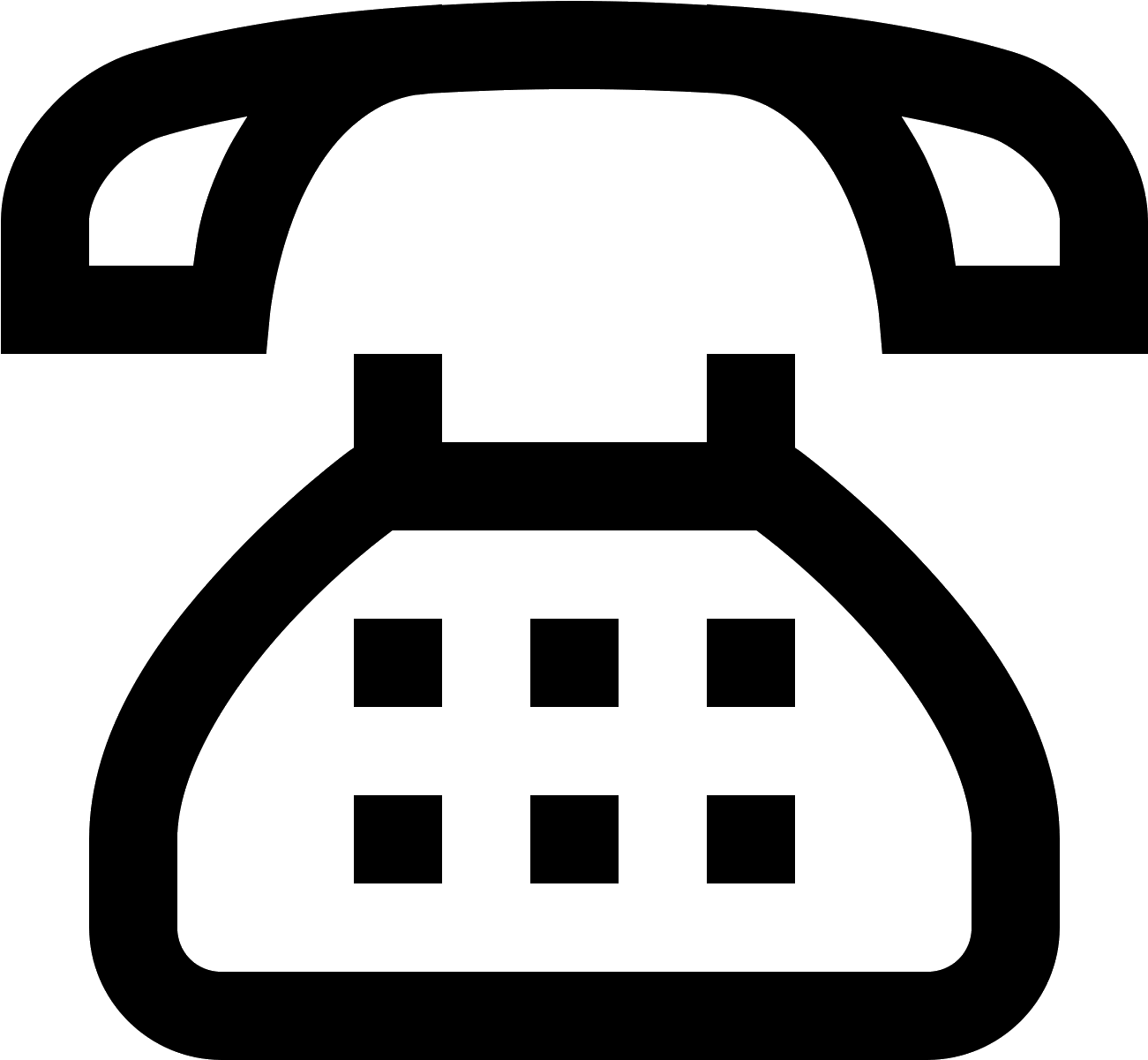 Telephone Icon - Telephone (1600x1600), Png Download