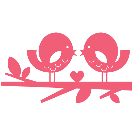 28 Collection Of Love Bird Clipart Png - Love Birds Svg File (432x432), Png Download