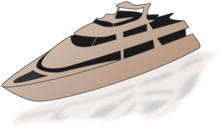 Clipart - Yacht - Yacht (800x576), Png Download
