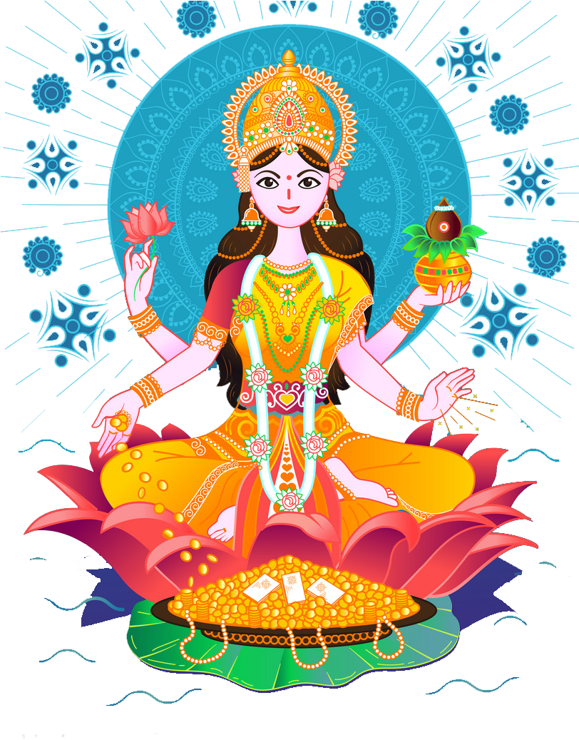 Download Hd Maha Lakshmi Puja Png Free Download Maa Laxmi