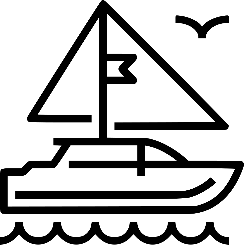 Yacht Clipart Boat Tour - Yacht (980x982), Png Download