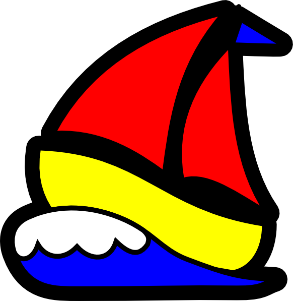 Sail Boat Clip Art (582x597), Png Download