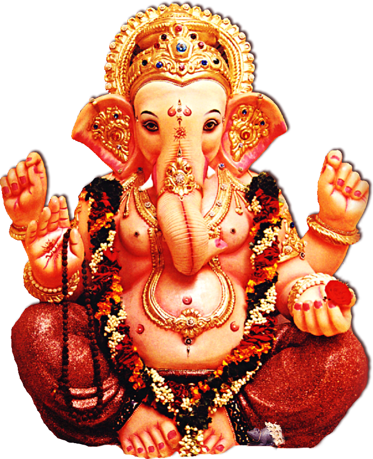 Ganpati Clipart Png - Gowri Ganesha Wishes In Kannada (754x928), Png Download