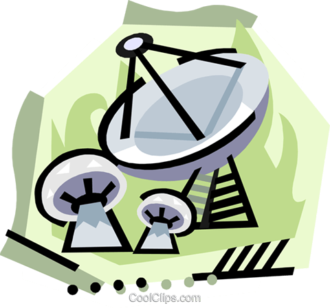 Satellite Dishes Royalty Free Vector Clip Art Illustration (480x449), Png Download