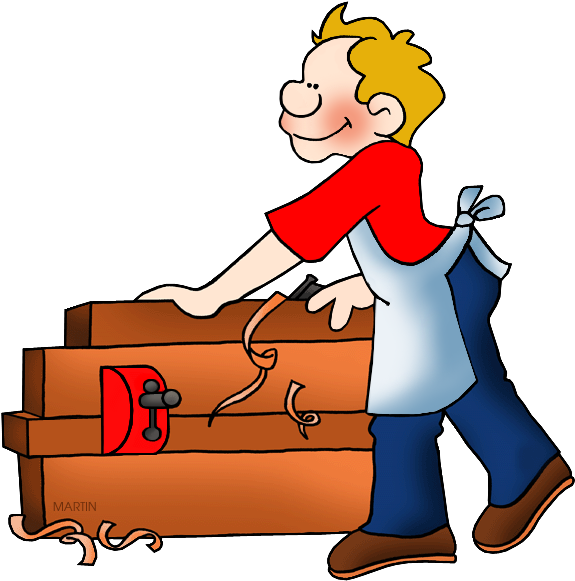 Singer Clipart Phillip Martin - Carpenter Clipart Png (648x612), Png Download