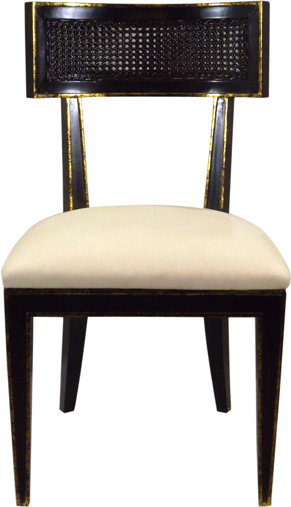 Oly Studio Leather Courtney Side Chair Front View - Chair (1200x1200), Png Download