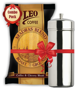 You Can Experience The Aroma And Taste Of Authentic - Leo Madras Blend Coffee (323x575), Png Download