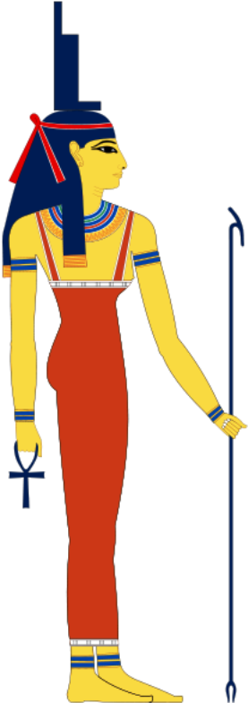 God Shu Picture-ce305 - Hathor Egyptian Goddess (365x800), Png Download