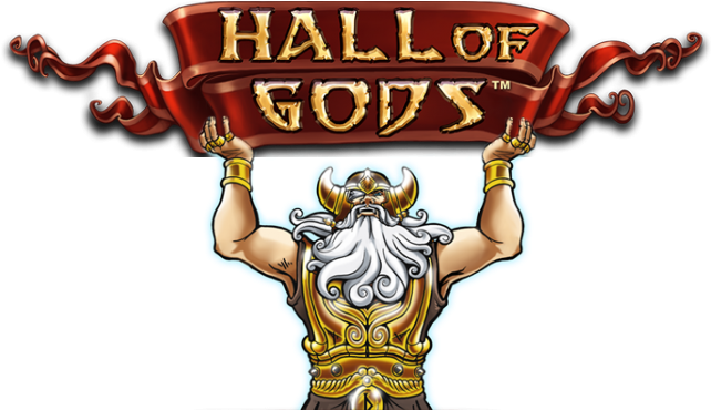 And The Sea Dragon, Hall Of Gods' Wild Symbol - Hall Of Gods Slot (751x379), Png Download