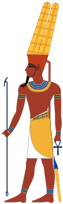Amun - Egyptian God Transparent Background (400x400), Png Download