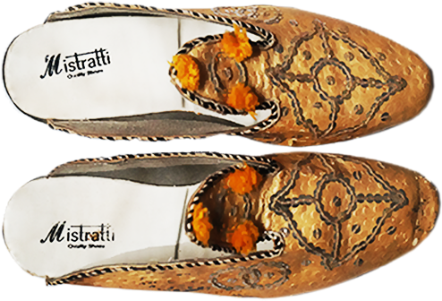 Men Indian Shoes - Man (600x733), Png Download