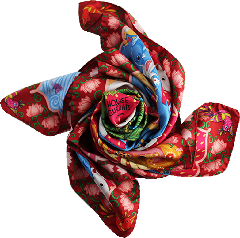 Shelter And Protection To The Devotees And The Cattle, - Scarf (800x800), Png Download