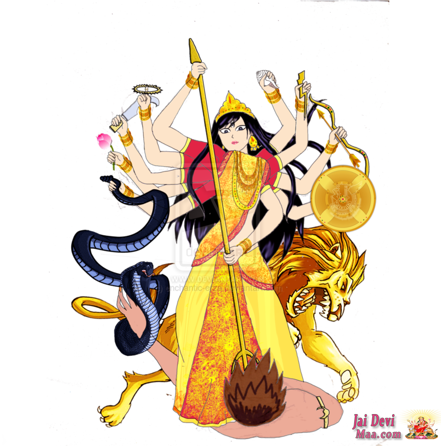 Hd Goddess Durga Wallpapers For Desktop - Ma Durga Hd Png (895x893), Png Download