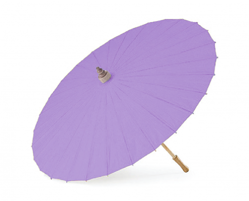 Lavender Purple Paper Parasol - Weddingstar 43017-01 Paper Parasol - Cobalt - Cobalt (500x500), Png Download