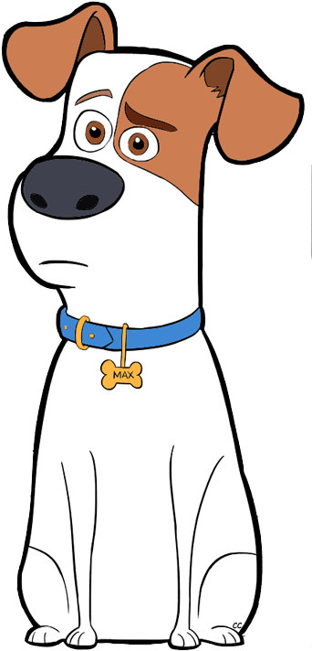 Free Sri Ganesh Png Transparent Images, Download Free - Max Secret Life Of Pets Cartoon (350x728), Png Download
