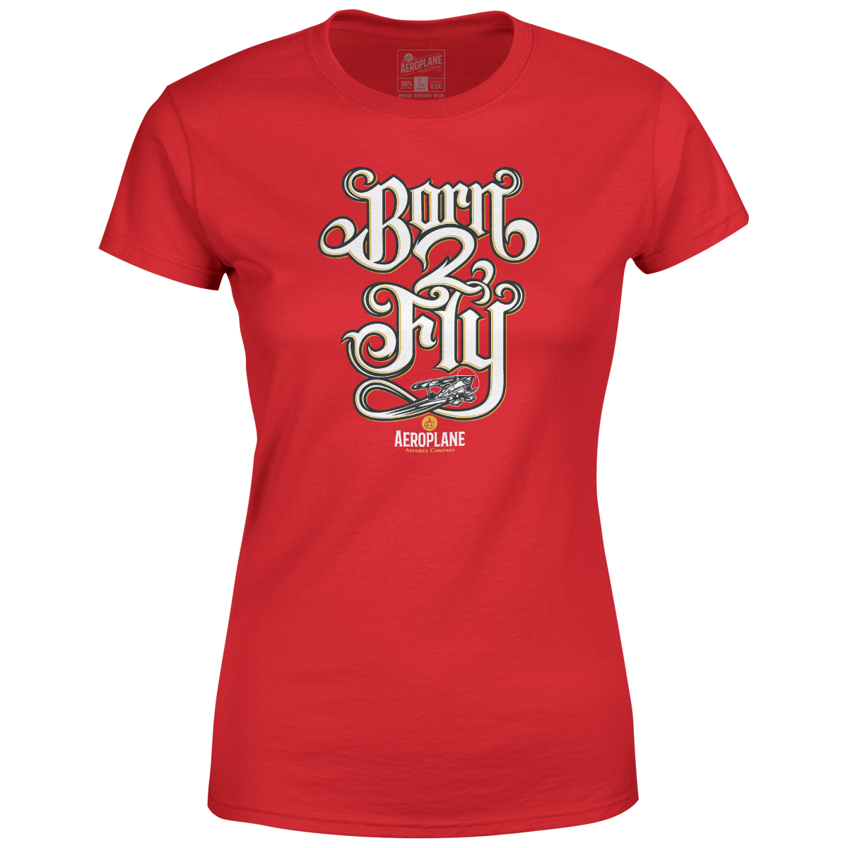 Born 2 Fly Aeroplane Apparel Ladies T-shirt - Crispr T Shirt (1200x1200), Png Download