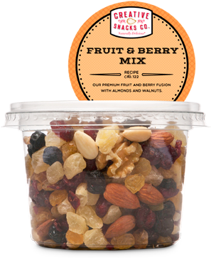 Fruit & Berry Trail Mix - Creative Snacks Co., Llc (390x390), Png Download