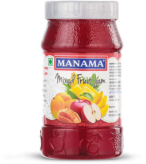 Mixed Fruit Jam - Jam (643x900), Png Download