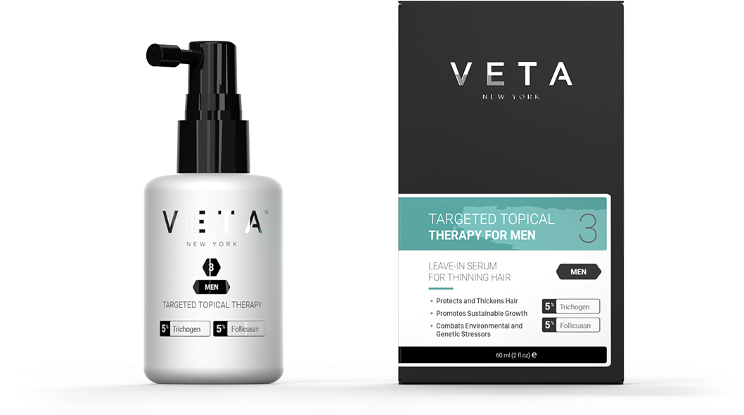 Veta Targeted Topical Therapy For Men - Man (1088x816), Png Download