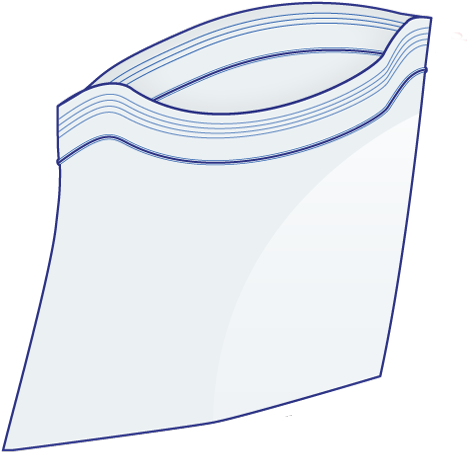 6 X 8, 3 Mil Clear Reclosable Bags - 6" X 9", 4 Mil Clear Hang-hole Ziplock Bags, Pack Of (475x475), Png Download