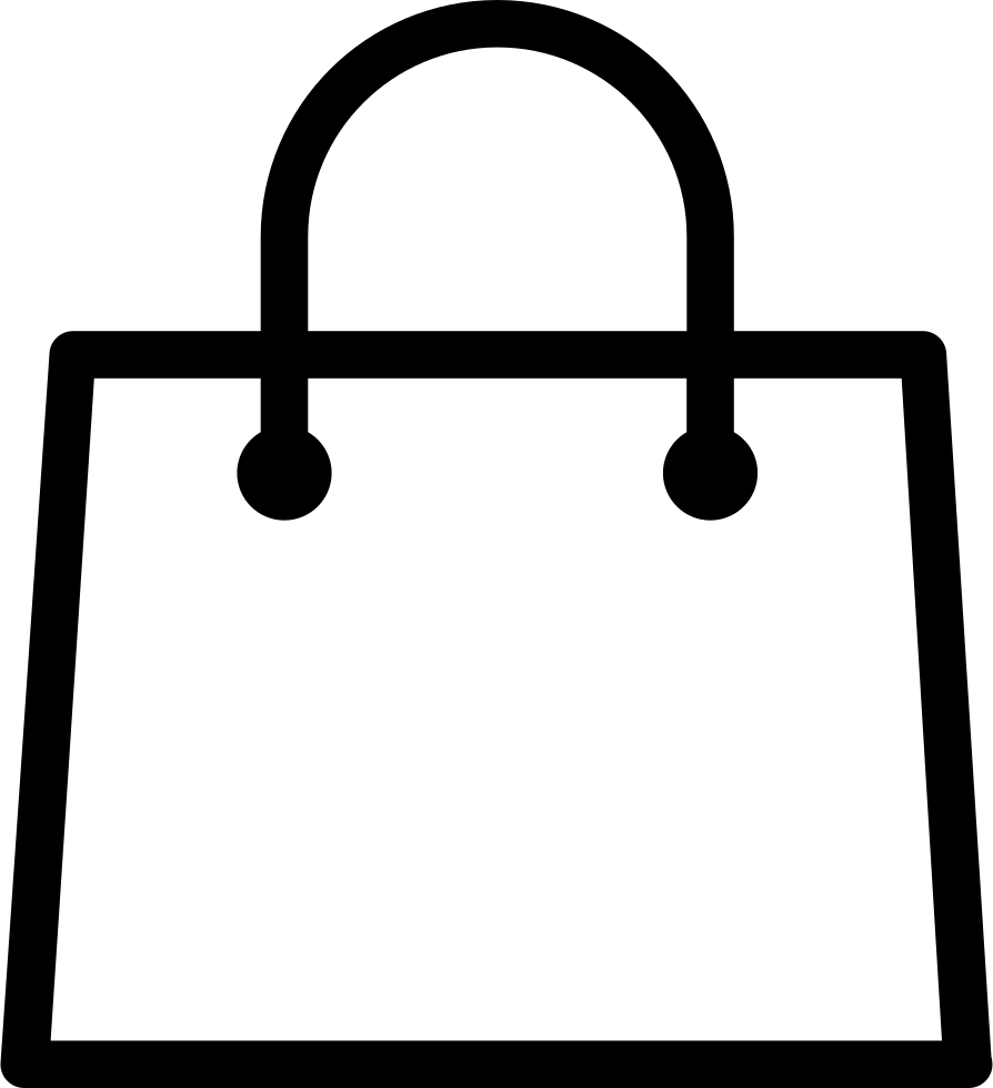 Shopping Bag Clipart Icon Transparent - Shopping Bag Icon Png (894x980), Png Download