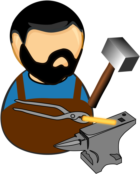 All Photo Png Clipart - Blacksmith Clipart (610x750), Png Download