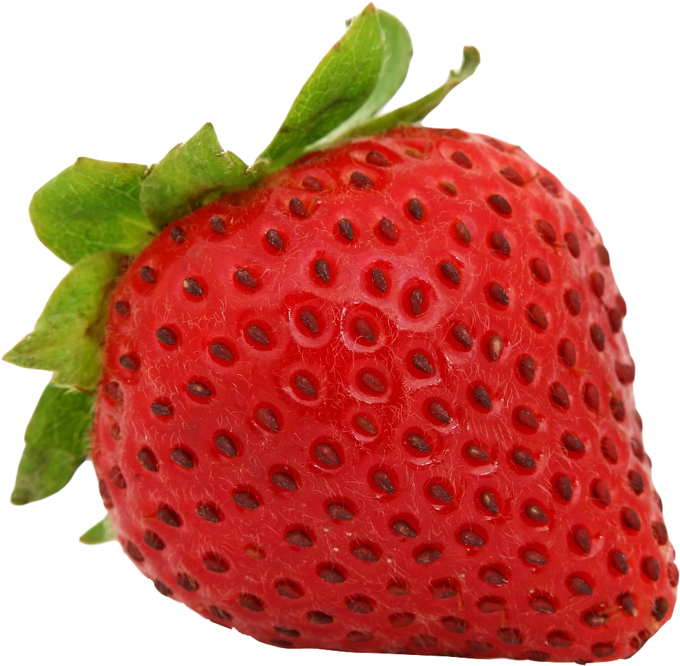 Download Red Strawberry Png Image - Strawberry (500x491), Png Download
