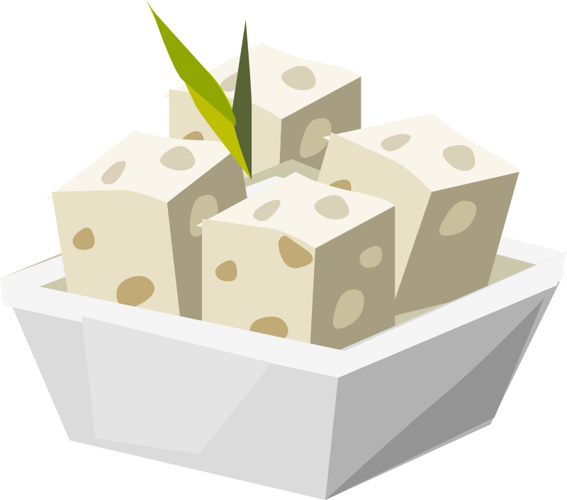 Tofu Clip Art (800x706), Png Download