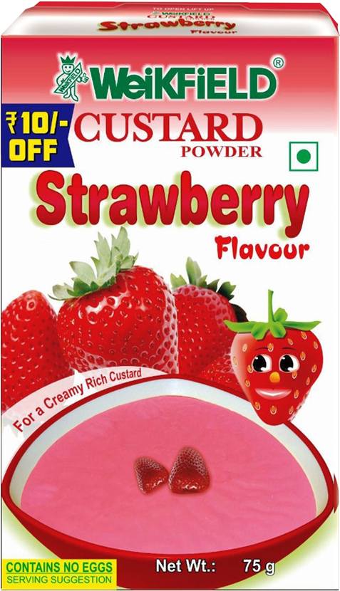 Weikfield Custard Powder Butterscotch Flavour 75gms (980x1110), Png Download