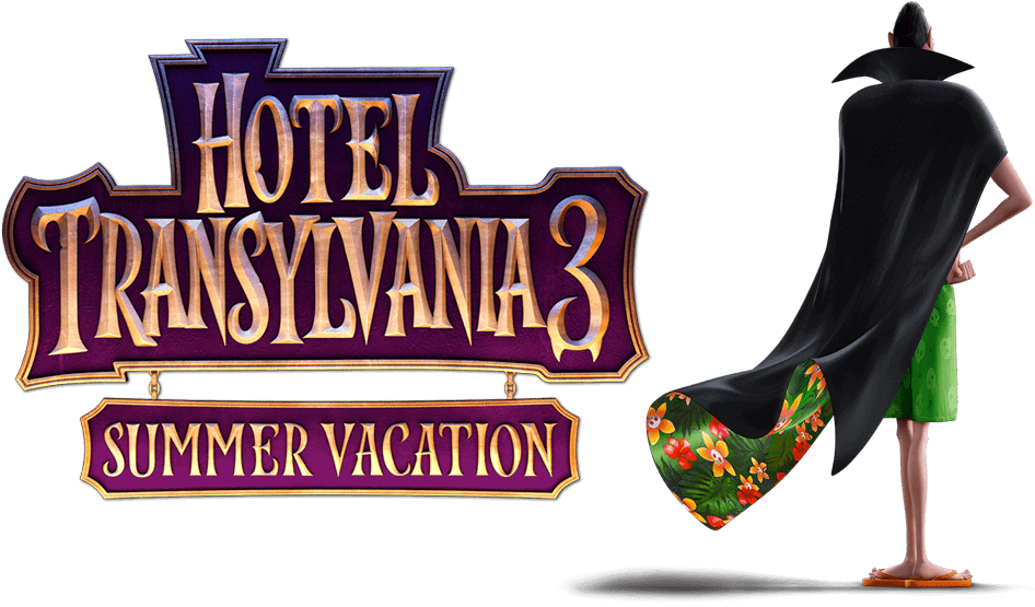 Free Printable Hotel Transylvania - Hotel Transylvania 3 Summer Vacation Png (1000x562), Png Download
