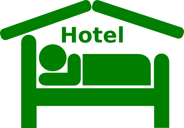 Hotel Green - Hotel Booking Logo Png (600x418), Png Download