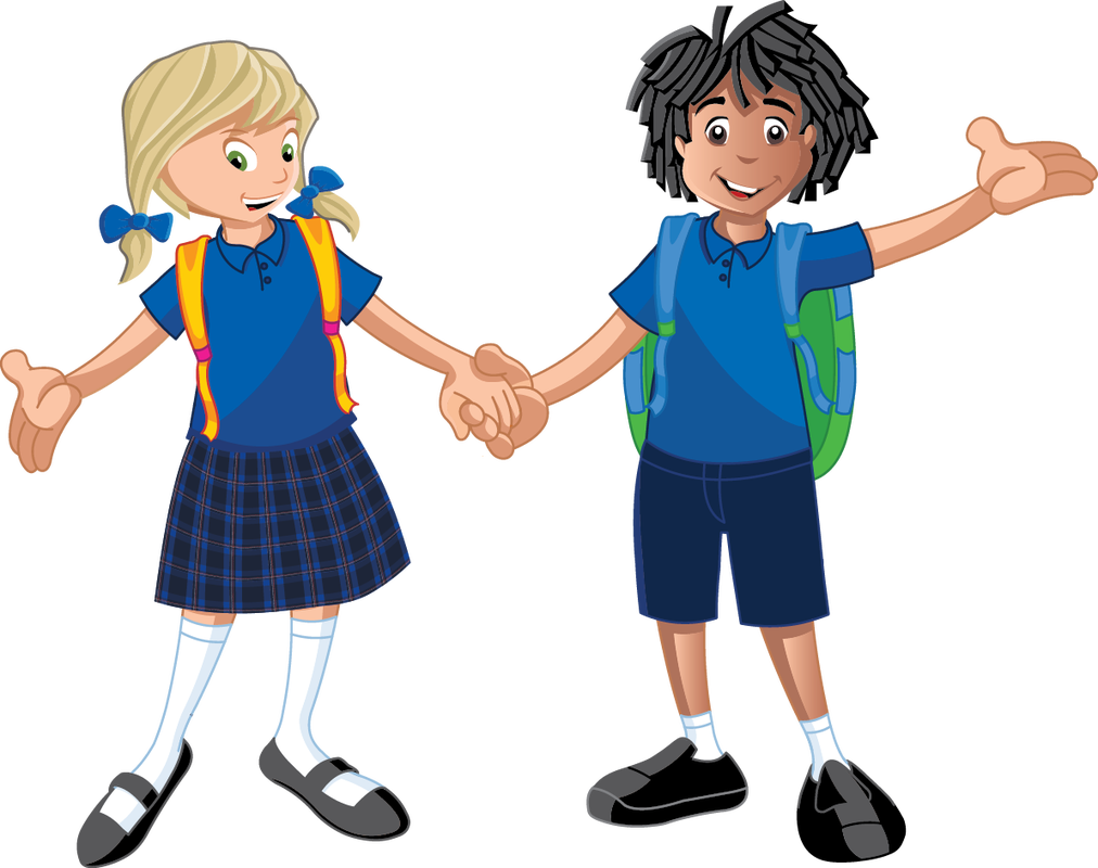 Beachlands School Child Clip Art - School Uniform Clipart Png (1012x800), Png Download