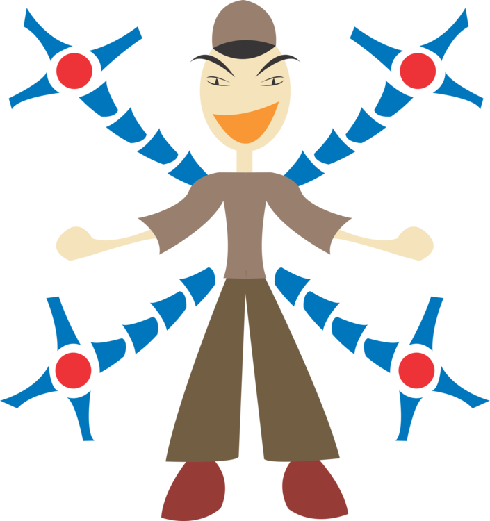 Robotic Arm Computer Icons Man - Clip Art (705x750), Png Download