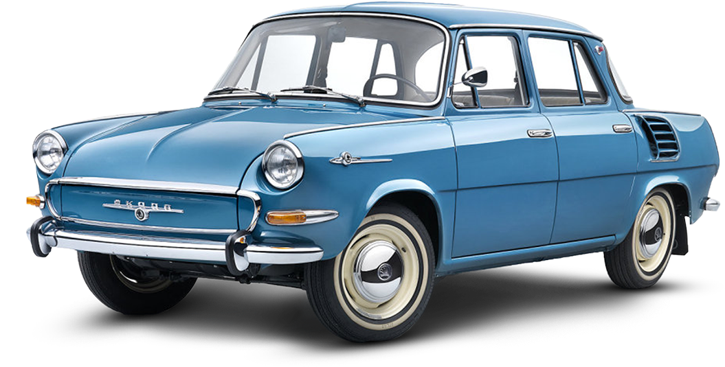 My Life, My Car - Skoda 1000 Mb (1400x570), Png Download