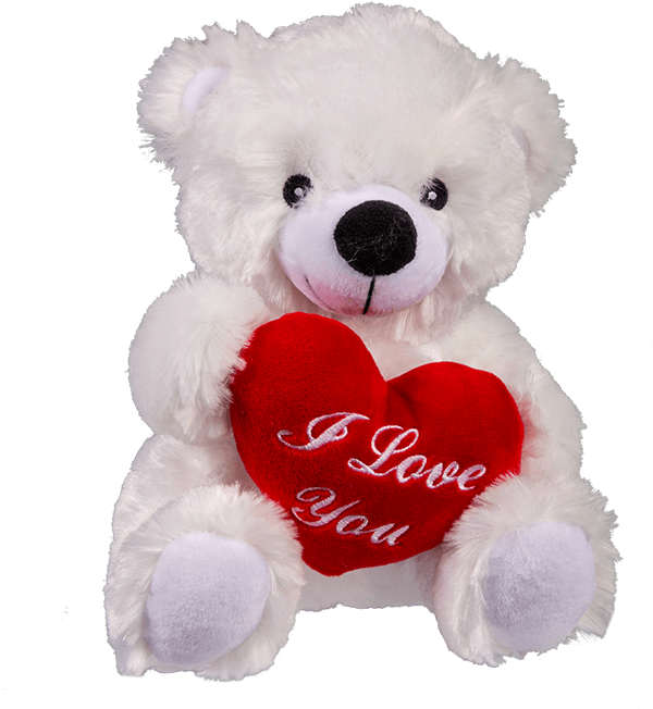 Peluche Avec Un Coeur (945x709), Png Download