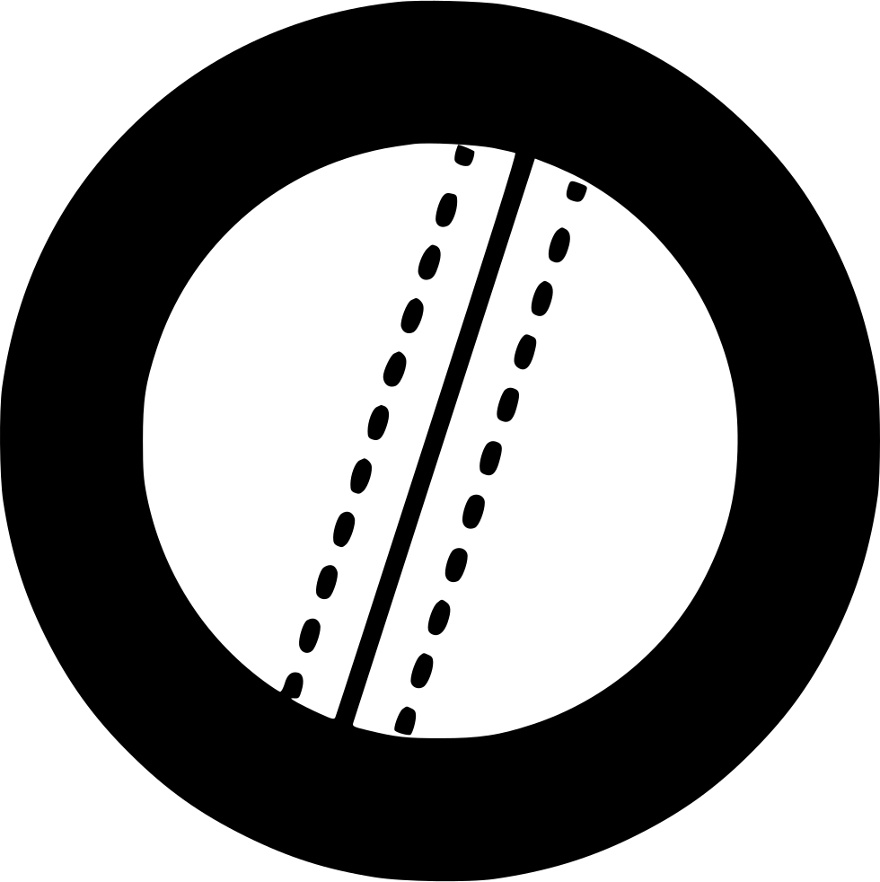 Cricket Test Ball Bowling - Circle (980x982), Png Download