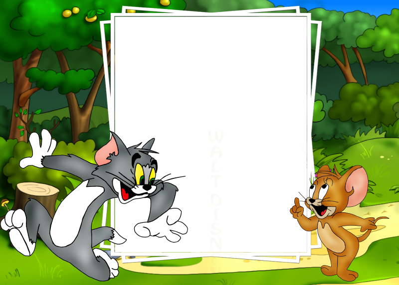 Free Download Tom And Jerry Frame Clipart Tom And Jerry - Tom And Jerry Frame (800x572), Png Download