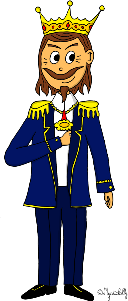 Dessin - Le Roi - Cartoon (800x1000), Png Download