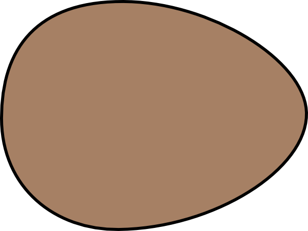 Brown Egg Svg Clip Arts 600 X 451 Px (600x451), Png Download