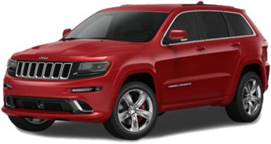 Jeep Grand Cherokee Srt - 2015 Grand Cherokee Limited Red (500x300), Png Download