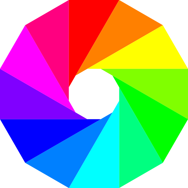 Colour Wheel Clipart (600x600), Png Download