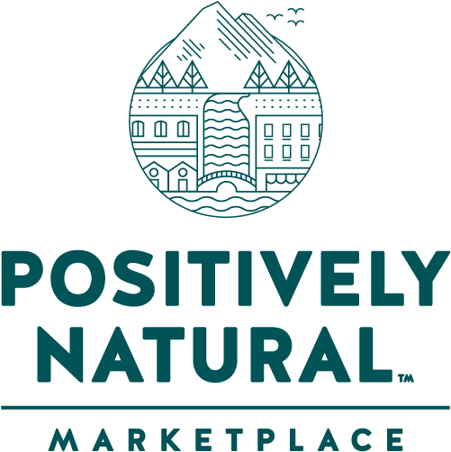 Positivetly Natural Marketplace Logo Stacked Full Color - Matter (528x538), Png Download
